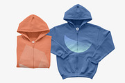 Gildan 18600B Youth Zip Hood Mockups, a Shirt Mockup by GraphicHero (Thumbnail 7 of 9)