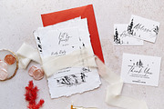 Mountain Forest Wedding Suite, an Invitation Template by BlueRobinDesignShop (Thumbnail 3 of 16)