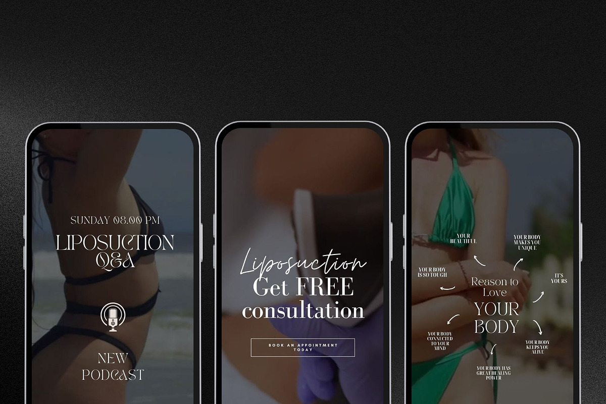 Body Contouring Instagram Video Reel, a Social Media Template by design4social (Photo 6 of 9)