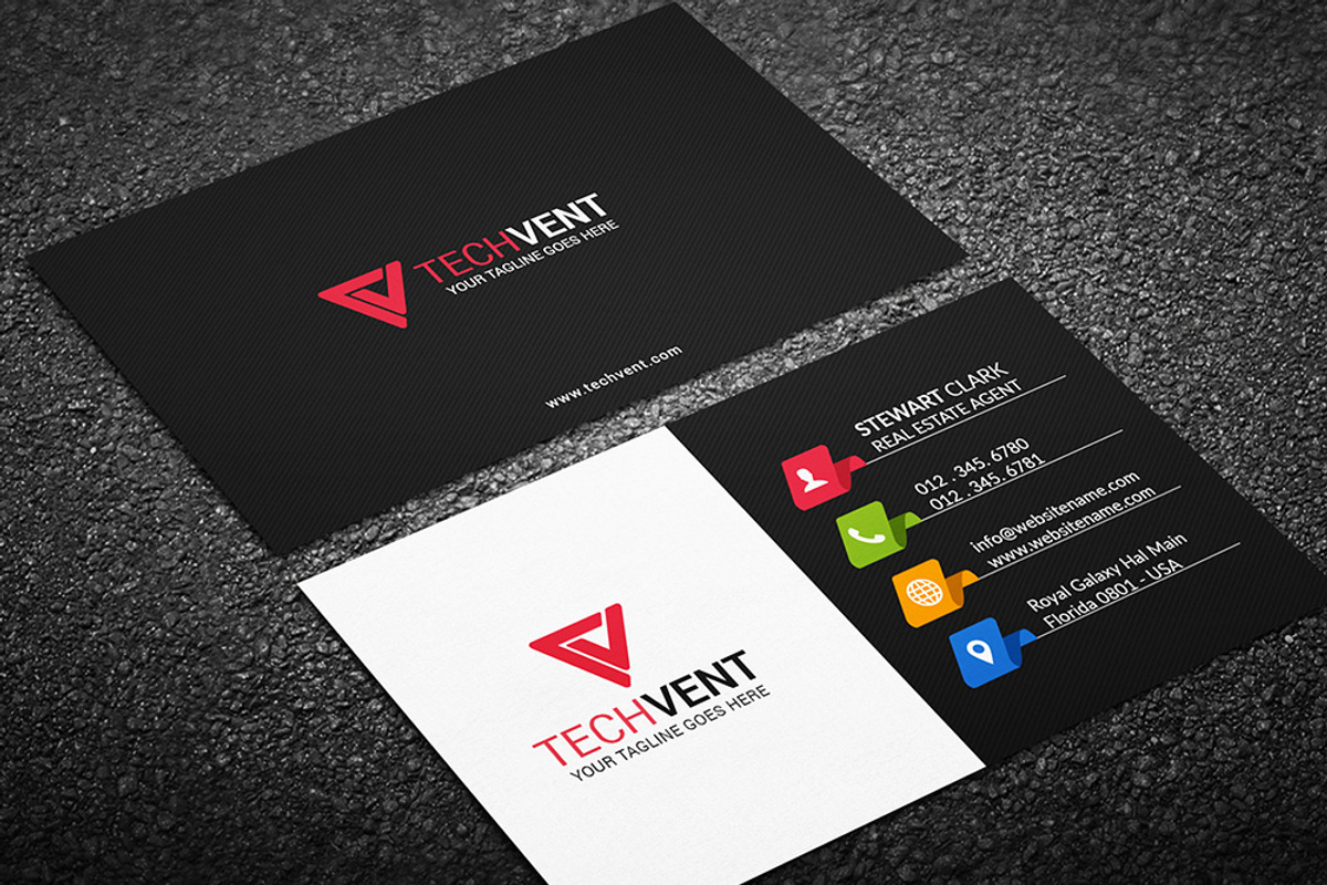 Corporate Business Card Template, a Business Card Template by Shahjhan (Photo 3 of 4)