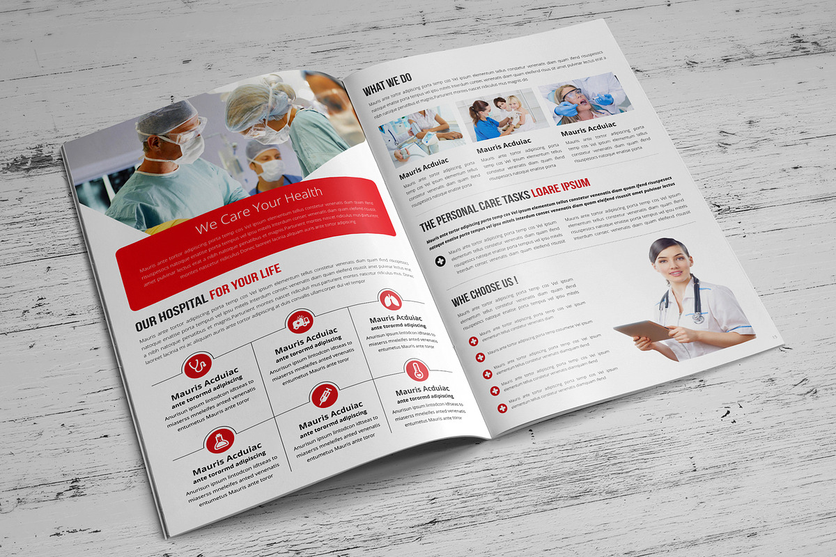 Medical Healthcare Brochure V4, a Brochure Template by JanySultana (Photo 3 of 10)