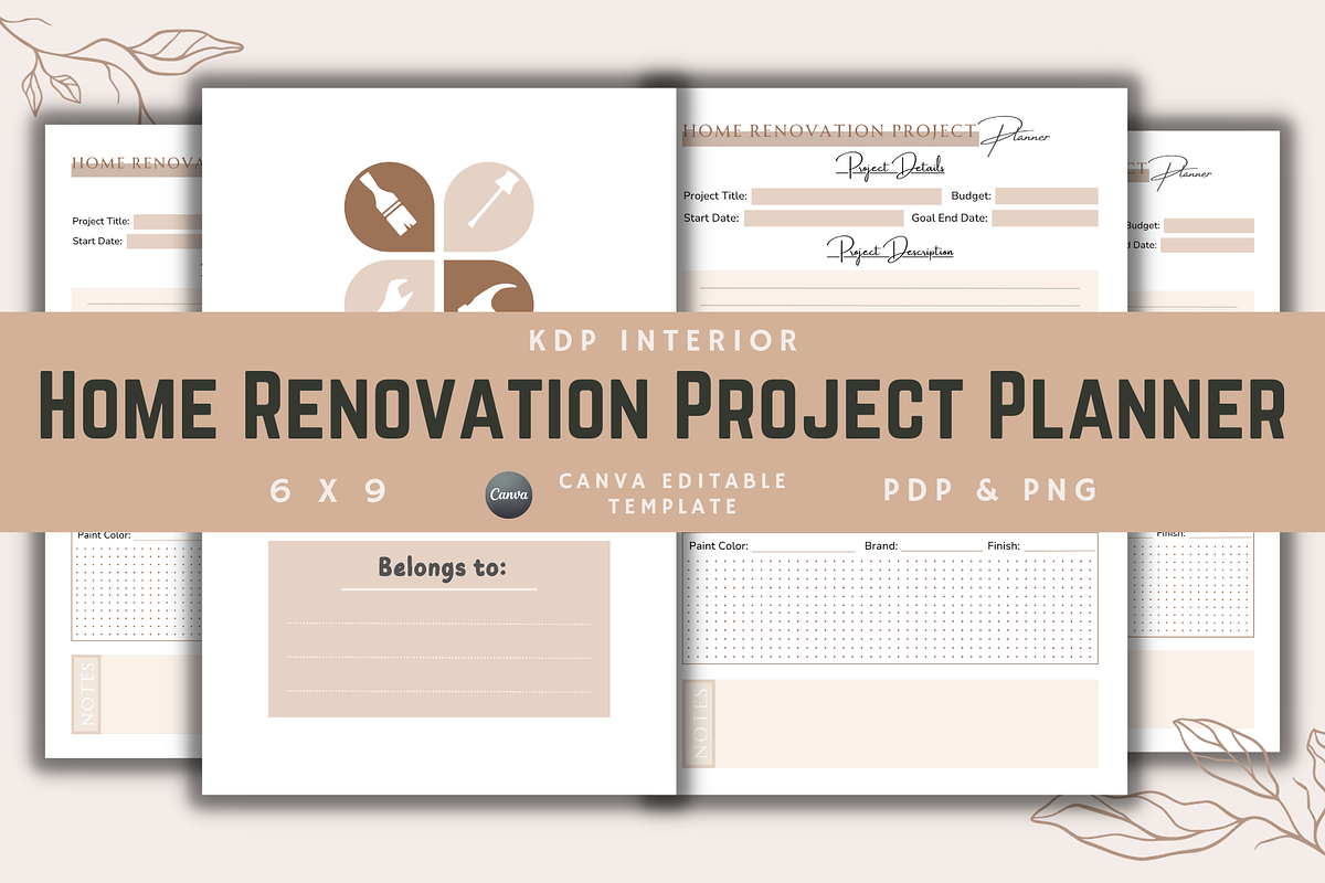 Home Renovation Project Planner, a Templates & Theme by KDPISH (Photo 1 of 4)