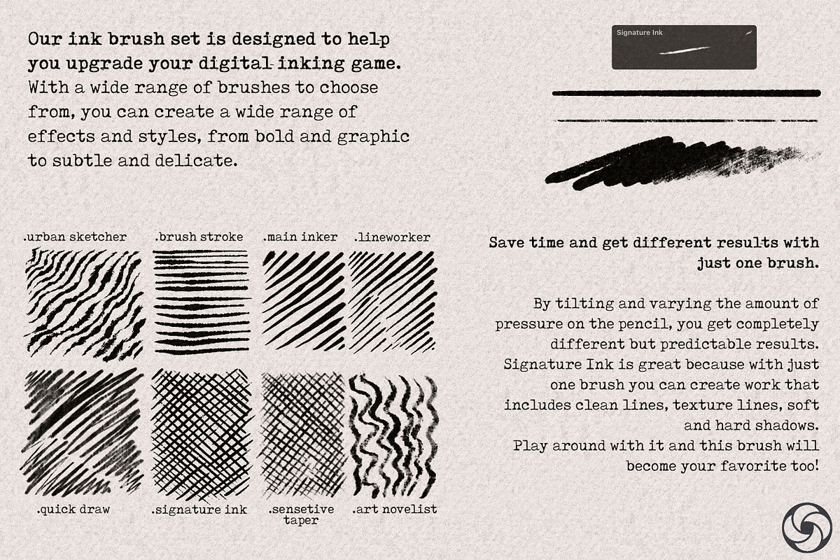 59 Easy Ink Brushes For Procreate, a Brush Add-On by Easy Procreate (Photo 4 of 8)