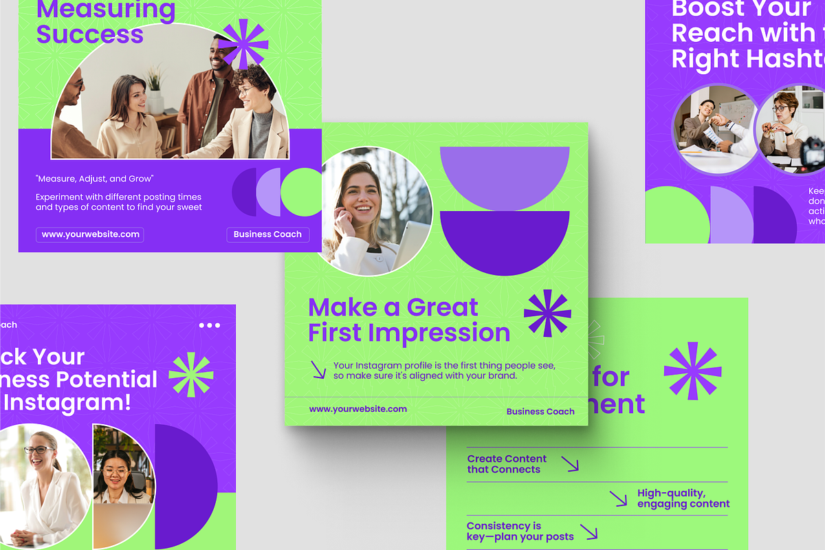 Creative Business Instagram Post, a Social Media Template by SquidPixey (Photo 3 of 6)