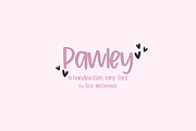 Pawley Sans | Handwriting Font, a Handwritten Font by Beck McCormick (Thumbnail 1 of 10)