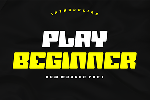Play Beginner - Font