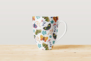 Flowery butterflies clipart set, an Animal Illustration by Yelloo Fish (Thumbnail 9 of 14)