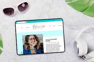 Glimmer Glow - WordPress Blog Theme