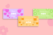 Mother's Day Clipart Bundle, a Pattern Graphic by Halfcircle (Thumbnail 4 of 5)