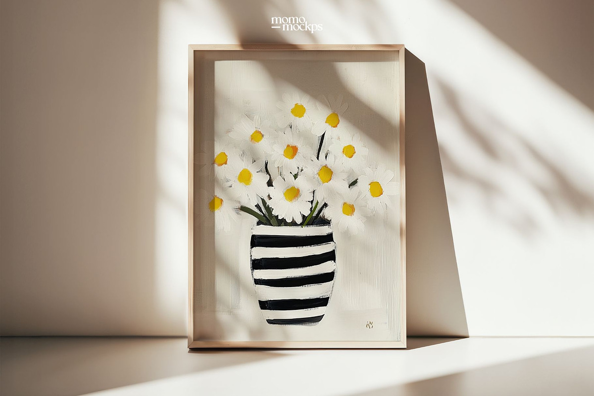 Leaning Frame Mockup | DIN A PSD, a Household Mockup by momomockps (Photo 5 of 10)