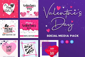 Valentine's Day Social Media Pack