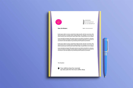 letterhead, A4 letterhead