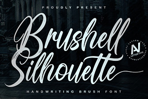Brushell Silhouette | Handwriting