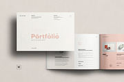 Minimal Portfolio Template, a Brochure Template by KreateTribe (Thumbnail 1 of 9)
