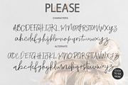 Please Oneself Font Duo, a Script Font by Artstudio (Thumbnail 12 of 13)