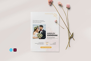 Elegant Retro Wedding Invitation, an Invitation Template by Creatiya Type