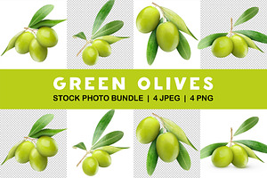 Green olives, an Object Graphic by Fruits+Veggies