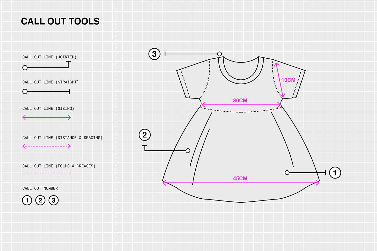 Baby Toddler Tech Pack Template Kit, an Apparel Mockup by Swatch Supply (Photo 4 of 6)
