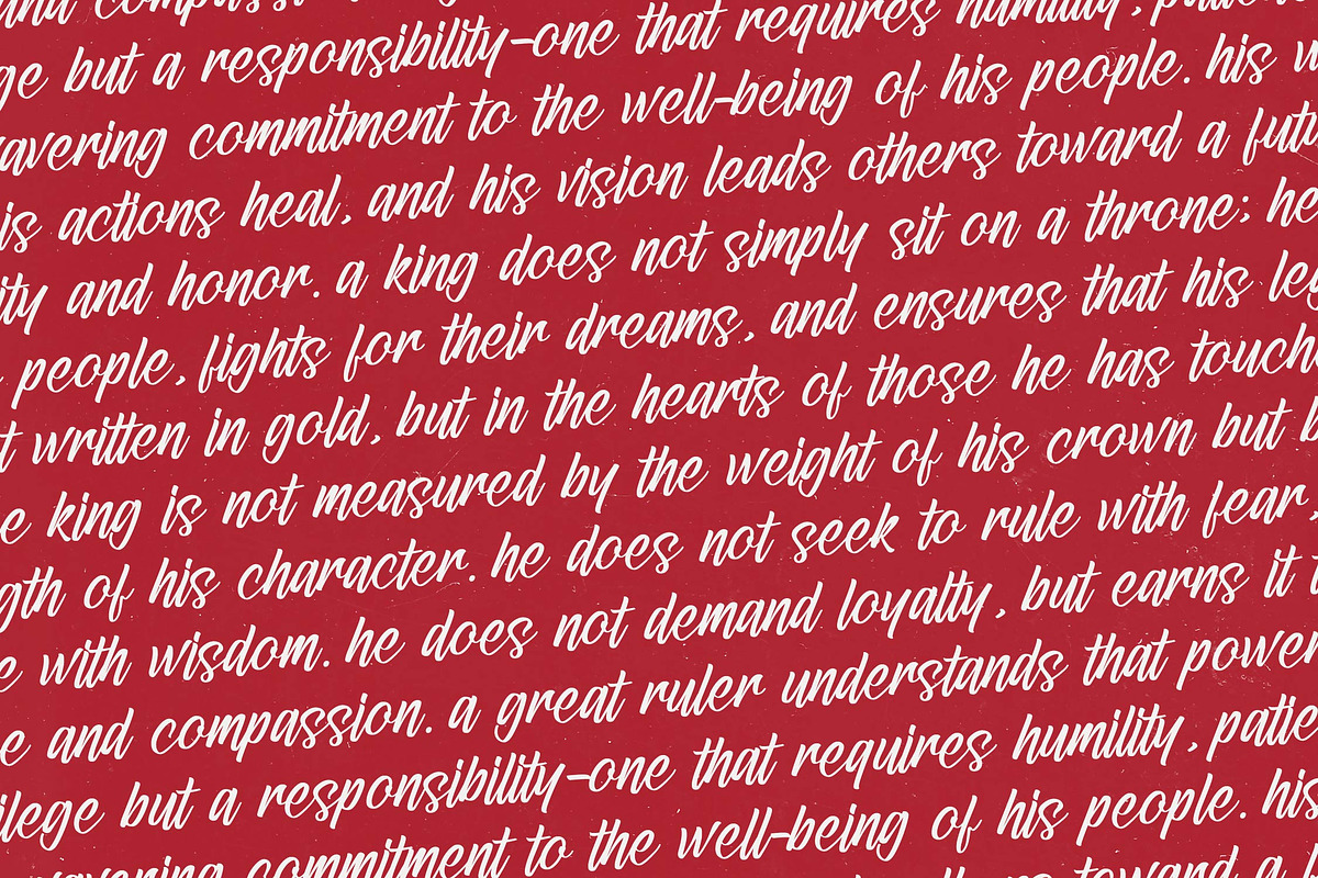 Letterking Quality Bold Handwritten, a Script Font by stylishtype.co (Photo 17 of 20)