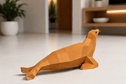 Sea Lion - 3d papercraft, a Card Template by PAPER amaze (Thumbnail 3 of 5)