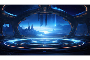 stars space futuristic background ai, a Technology Photo by pikepicture