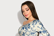 Toile De Jouy Vintage Floral Pattern, a Pattern Graphic by Olya Creative (Thumbnail 4 of 8)