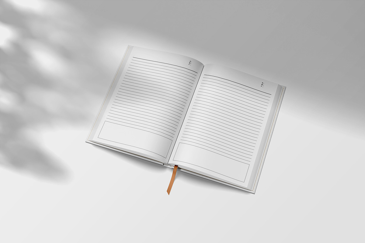 Notebook Lined Blank Paper Template, a Stationery Template by Design Zone (Photo 4 of 6)