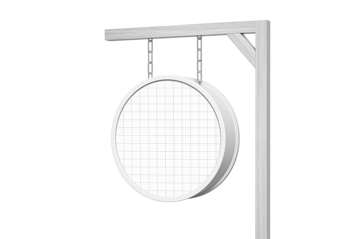 Hanging Storefront Logo Sign Mockup, a Mockup by graphypix (Photo 4 of 4)