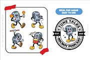 Microphone Character Mascot, an Object Illustration by Allmostudio (Thumbnail 5 of 5)