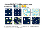 Daisy Ditsy Floral Pattern Bundle, a Pattern Graphic by AvaAva (Thumbnail 5 of 19)