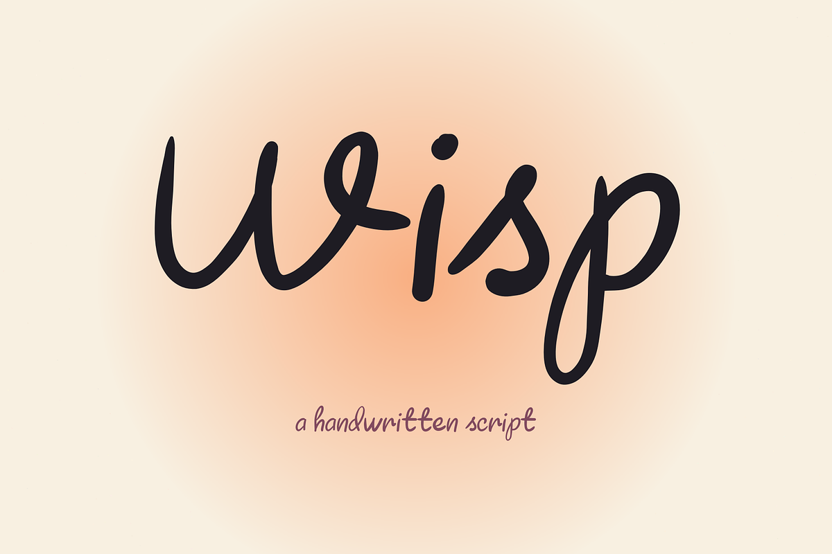 Wisp — Font for Boutique Brands, a Handwritten Font by Lettra Studio (Photo 1 of 16)