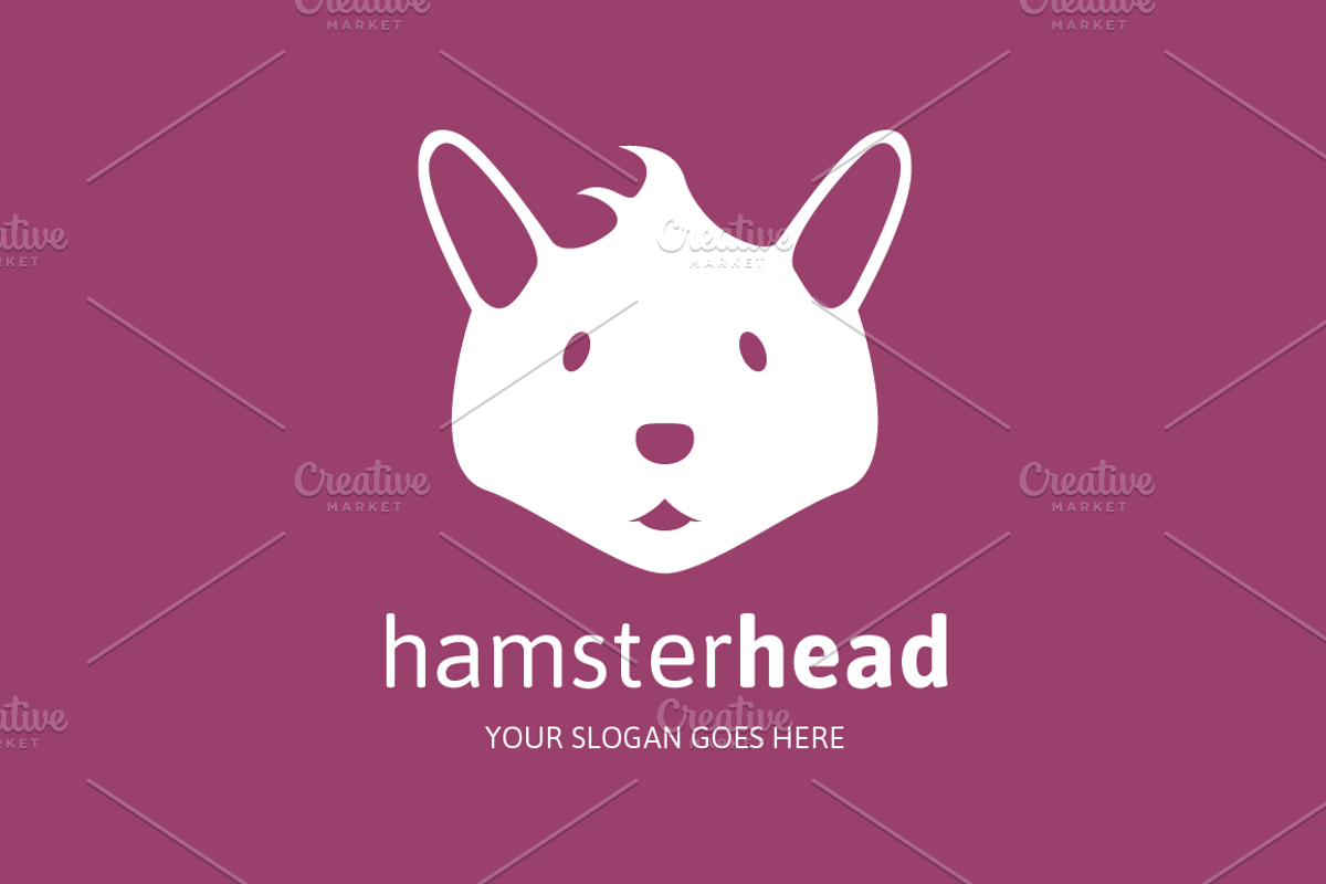 Hamster Head Logo, a Branding & Logo Template by MLJ studios (Photo 3 of 3)