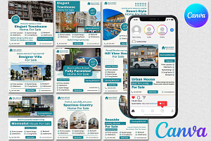 Estate - Property - Canva - Posts, a Social Media Template by Mohammad Sarfaraz