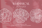 Whimsical Flowers Collection, a Decorative Illustration by ilonitta (Thumbnail 1 of 12)