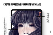 Perfect Portrait Procreate Brushes, a Brush Add-On by Riveros Illustration (Thumbnail 4 of 11)