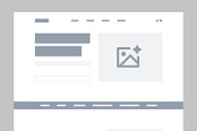 Landing Page Wireframe Template, a Landing Page Template by CreativeShaper (Thumbnail 2 of 6)