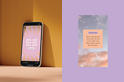 Sunset Series: Instagram Story Temp, a Social Media Template by Brighten Made (Thumbnail 5 of 6)