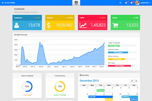 LaunchPad - Responsive Admin