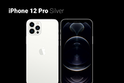 Mockups of the iPhone 12 Pro, an iPhone Mockup by AM Design (Thumbnail 7 of 8)