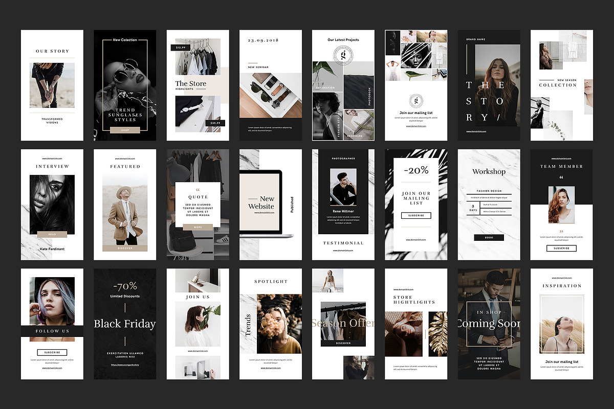 Luxury Social Media Pack, a Social Media Template by Goashape Studio (Photo 3 of 8)