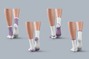 7 Mockups Medium Socks, a Bottom Mockup by Grow Design Craft Studio (Thumbnail 3 of 7)