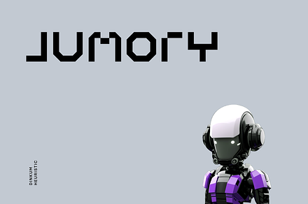 Jumory Font, a Sans Serif Font by baqoos