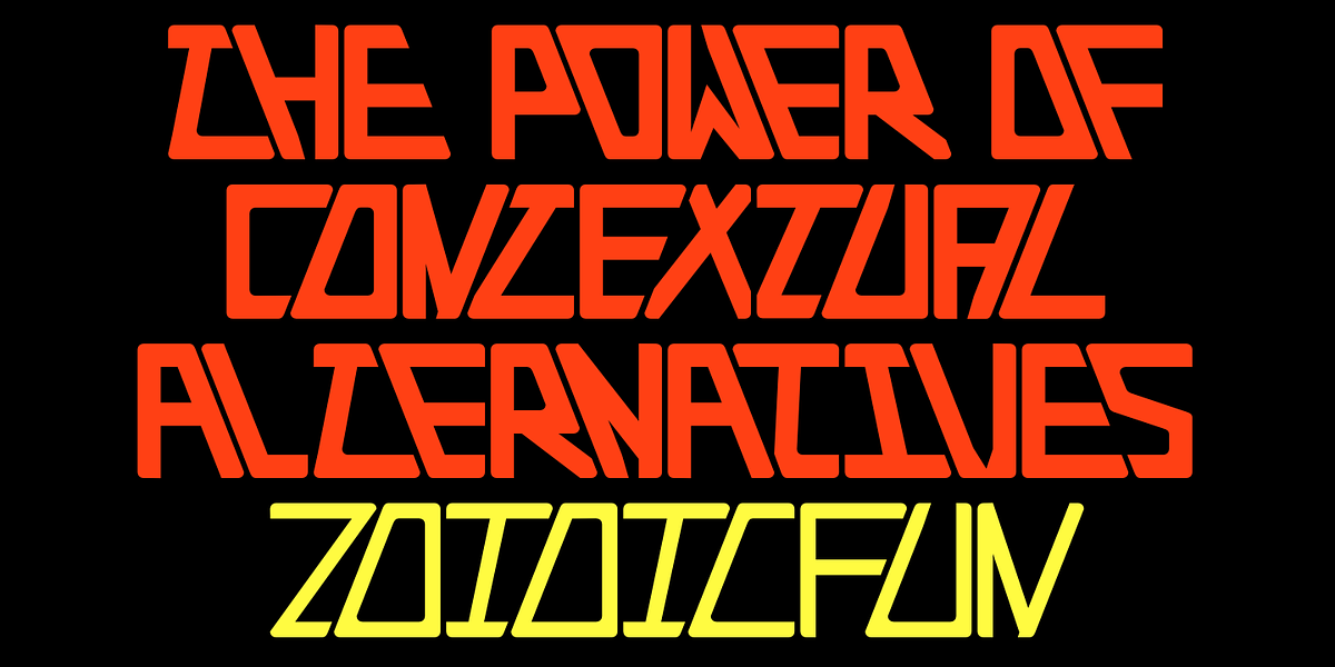 ZoidicFun, a Sans Serif Font by Ingrimayne Type (Photo 2 of 9)
