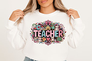 Preppy Teacher Valentine Png, Teache, an Illustration by Designking (Thumbnail 2 of 6)