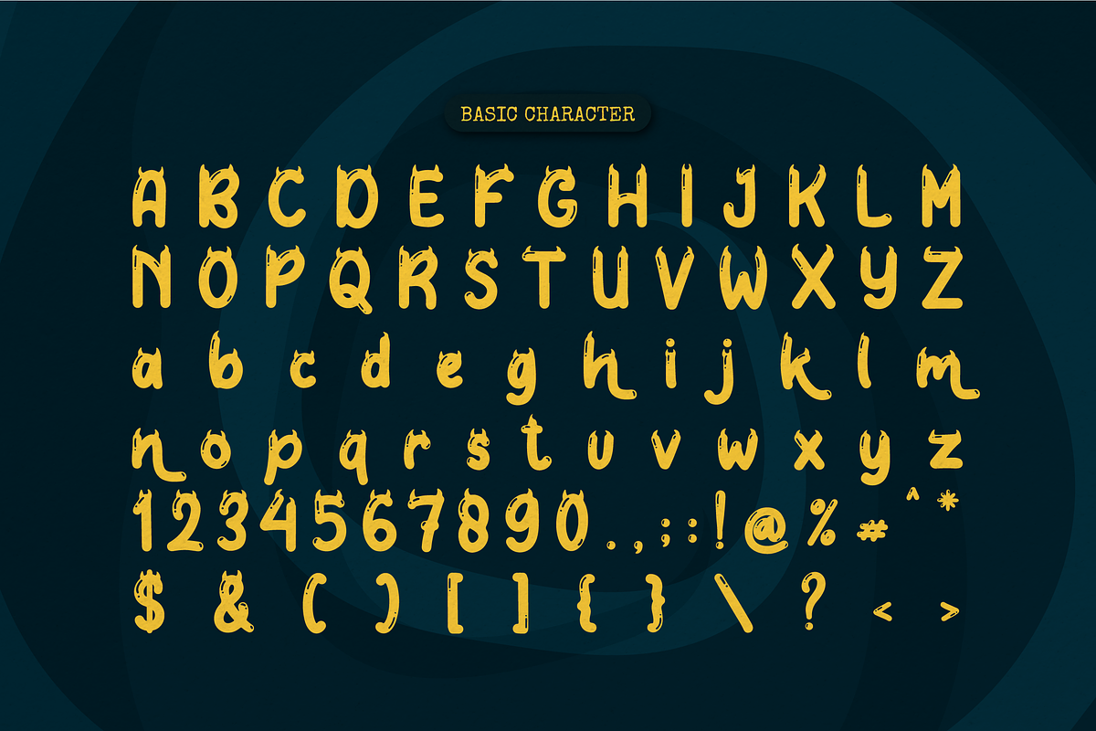 Madness Baby | Evil Cute Font, a Handwritten Font by gracetype_studio (Photo 10 of 12)