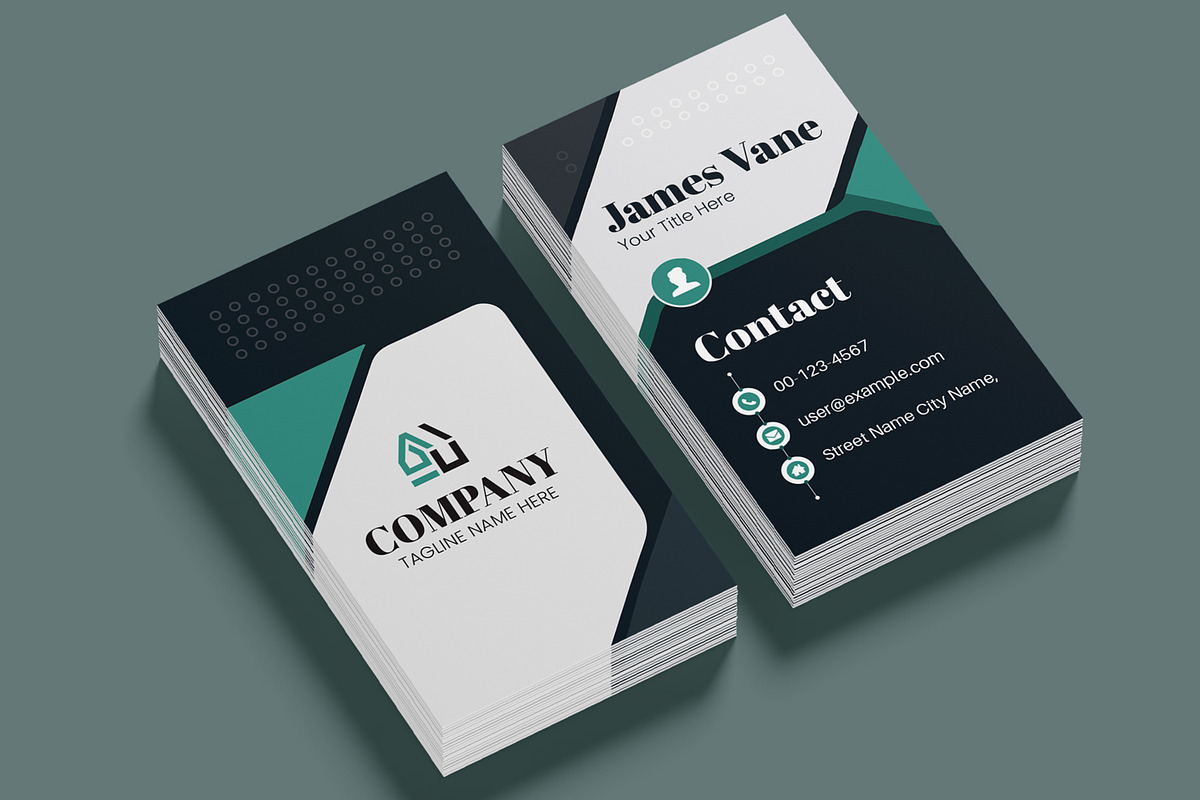 Business Card Layout, a Business Card Template by ContestDesign (Photo 3 of 3)