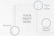 30x40 white frame mock up, a Print Template by Grace White (Thumbnail 2 of 4)
