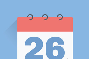 Simple Calendar With Date 26