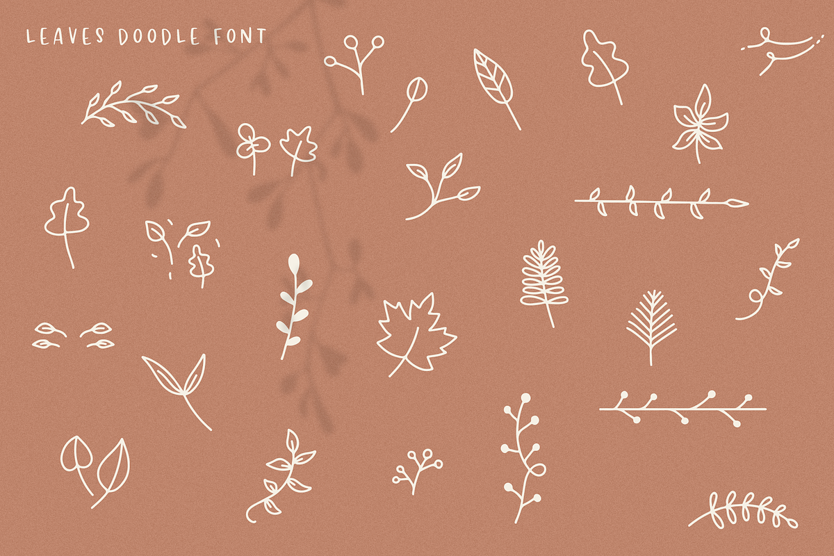 Falling Leaves | Script Font Trio, a Script Font by KA Designs