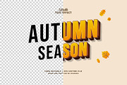 Text Effect Autumn Season, a Layer Style Add-On by Navy Graphic (Thumbnail 2 of 2)